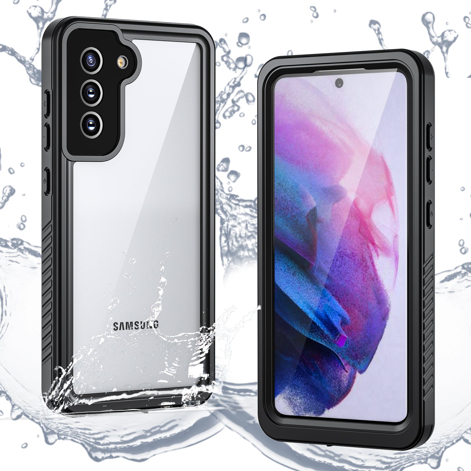 IP68 Waterproof Drop-proof Case For Samsung Galaxy S21 FE 5G FS Series Clear PC +TPU Mobile Phone Cover IP68 Waterproof Drop-proof Case For Samsung Galaxy S21 FE 5G FS Series Clear PC +TPU Mobile Phone Cover